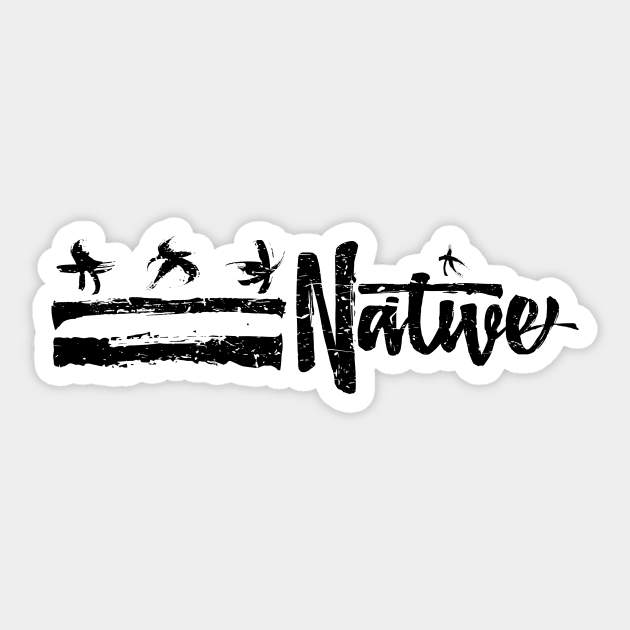 Rugged DC 2Bars 3Stars Sticker by districtNative